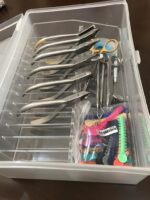 Suporte para alicates maleta transparente - Imagem 2